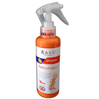 اسکراب رفع ترک پا راکو مدل Vitamin C حجم 150 میلی لیتر