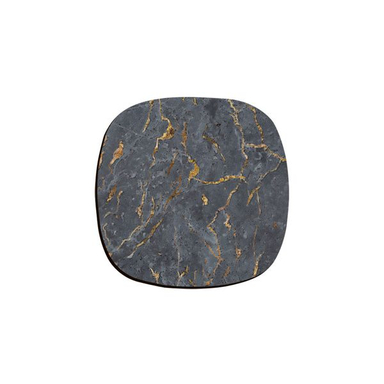 زیر لیوانی ترمه طراحان ایده مدل مرمر مشکی کد CFP1849