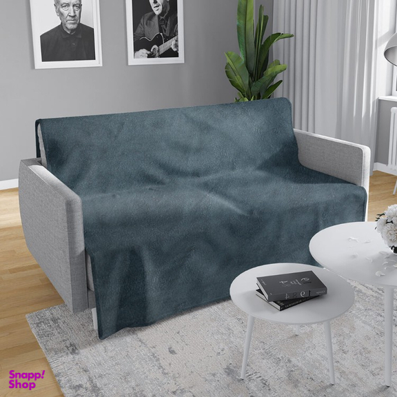 شال مبل شاران هوم مدل مخملی طرح ساده سایز 350×180 سانتی متر