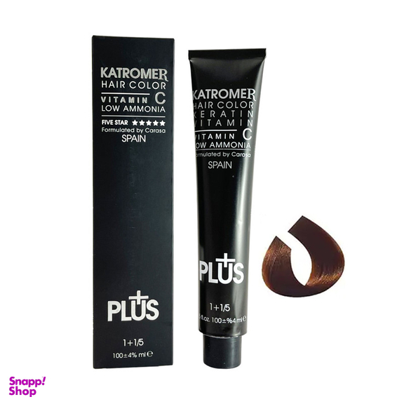 رنگ مو کاترومر شماره 7.75 حجم 100 میلی لیتر رنگ بلوند کاکائویی متوسط