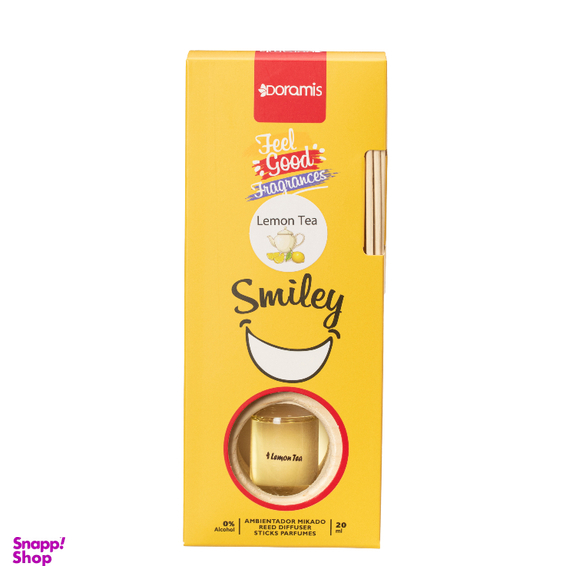 خوشبو کننده هوا درامیس سری Smiley مدل چای لیمو حجم 20 میلی لیتر