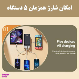 پاوربانک ریمکس مدل RPP-291 ظرفیت 80000 میلی آمپر ساعت