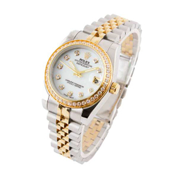 ساعت عقربه ای زنانه رولکس مدل دیت جاست مدیوم کد Rolex-3347-L
