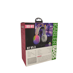 هدفون بلوتوثی کارلر بیس مدل RGB Light KR-H1