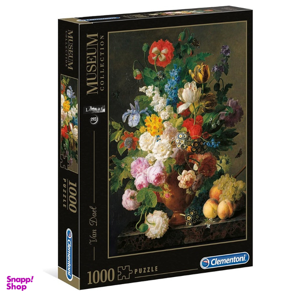 پازل 1000 تکه کلمنتونی طرح گل در گلدان کد 31415