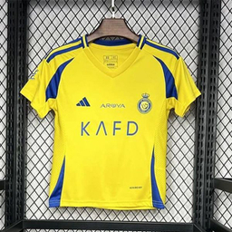 ست تیشرت و شلوارک ورزشی پسرانه مدل النصر عربستان Home 2025