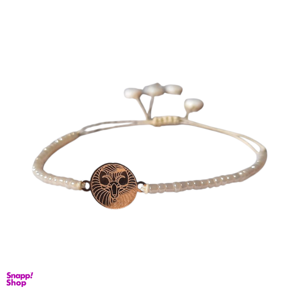 دستبند طلا 18 عیار زنانه مدل ماه دی کد 074542