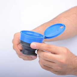 لیوان سفری تاشو لایف کمپ مدل سیلیکونی 45841 گنجایش 0.25 لیتر