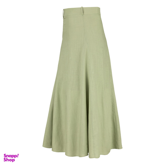 دامن زنانه سرژه مدل 210213 رنگ سبز روشن