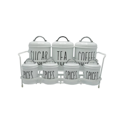 پاسماوری و جای ادویه بی.وی.کی طرح ماژور کد 815716 مجموعه 8 پارچه