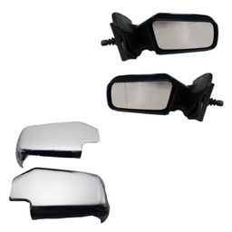 آینه جانبی خودرو قطعه سازان کبیر مدل AY-PRIDE-3010390 به همراه قاب مناسب پراید مجموعه 4 عددی