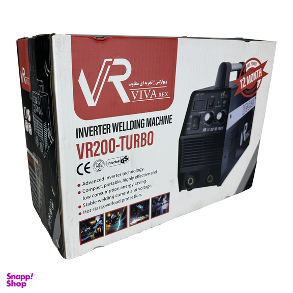 دستگاه جوش 200 آمپر ویوارکس مدل VR200 TURBO