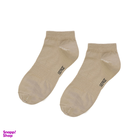 جوراب ساق کوتاه زنانه سرژه مدل 255160 رنگ کرم