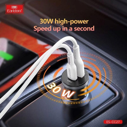 شارژر فندکی ارلدام مدل ES-CC27 PD 3A 30W