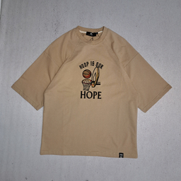 تیشرت مردانه طرح بسکتبالی کد kargadan mw30 رنگ بژ