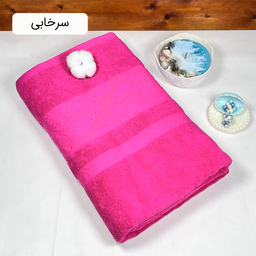 حوله حمامی دنیز طرح آنیسا سایز 100×160 سانتی متر
