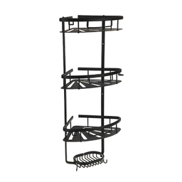 قفسه حمام تی بی کو مدل کنج صفحه ای سه طبقه کد AL