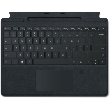 کیبورد تبلت مایکروسافت مدل Signature Keyboard with Fingerprint Reader مناسب سرفیس Pro 8/Pro 9/Pro 10/Pro 11