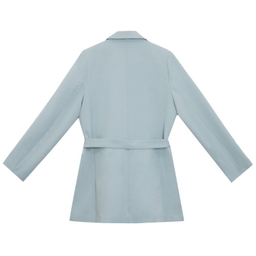 کت زنانه برنس مدل فلورینا رنگ آبی روشن