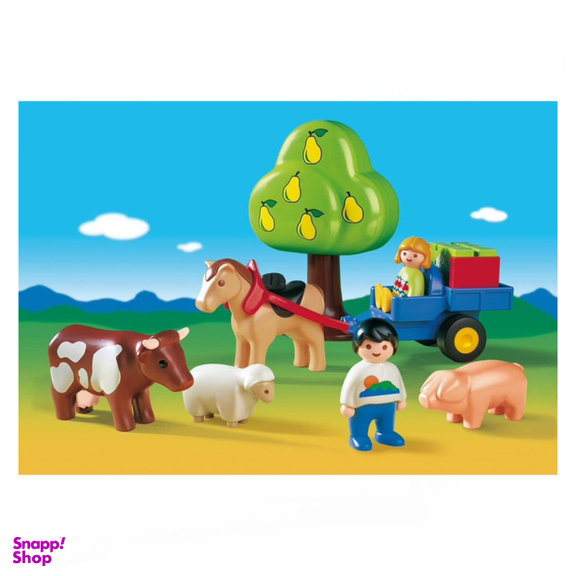 ساختنی پلی موبیل مدل ست مزرعه کد 6620