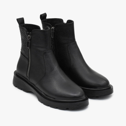 نیم بوت چرم طبیعی زنانه چرم تهران مدل P19M