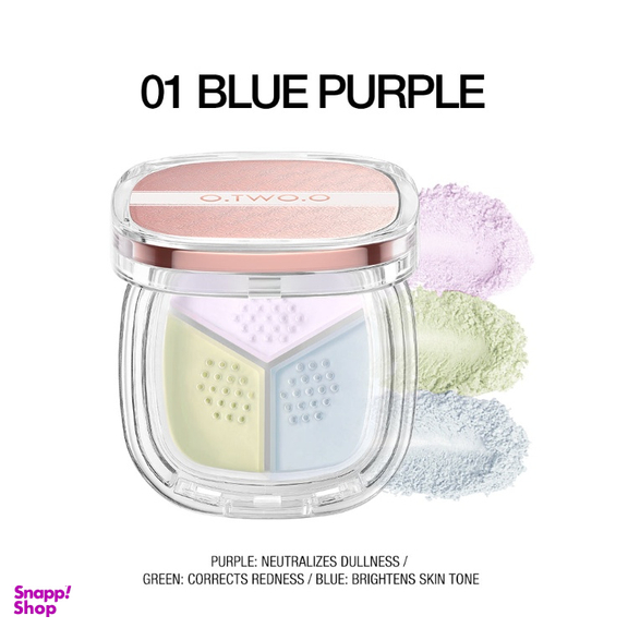 پودر فیکس 24 ساعته او تو او رنگ 01 blue purple