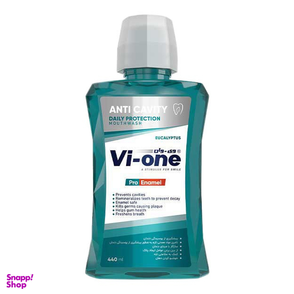 دهان شویه وی وان مدل Pro Enamel حجم 440 میلیلیتر