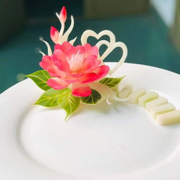 ست چاقو میوه آرایی و حکاکی کد 1612 مجموعه 4 عددی