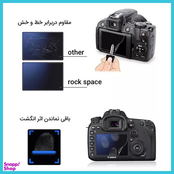 محافظ صفحه نمایش دوربین مات راک اسپیس مدل HyMTT مناسب برای دوربین عکاسی فوجی فیلم X-A7