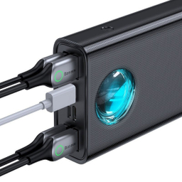 شارژر همراه باسیوس مدل AMBLIGHT ظرفیت 30000 میلی آمپر ساعت