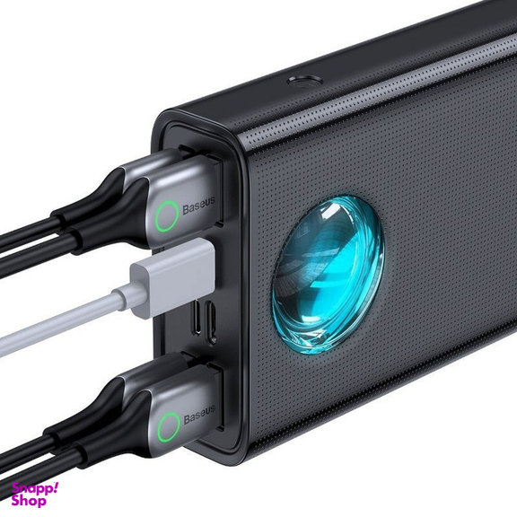 شارژر همراه باسیوس مدل AMBLIGHT ظرفیت 30000 میلی آمپر ساعت