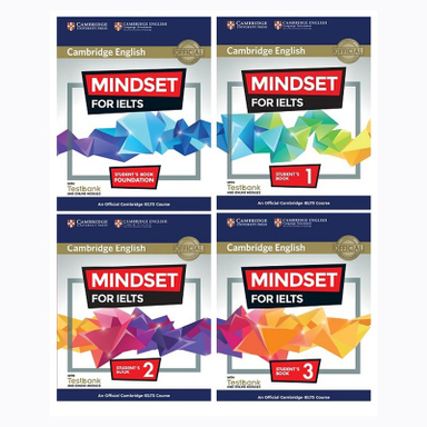 کتاب Cambridge English Mindset For IELTS اثر جمعی از نویسندگان انتشارات کمبریدج مجموعه 4 جلدی