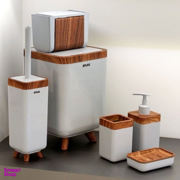 ست سرویس بهداشتی اطلس مدل ژیوار مجموعه ۶ عددی