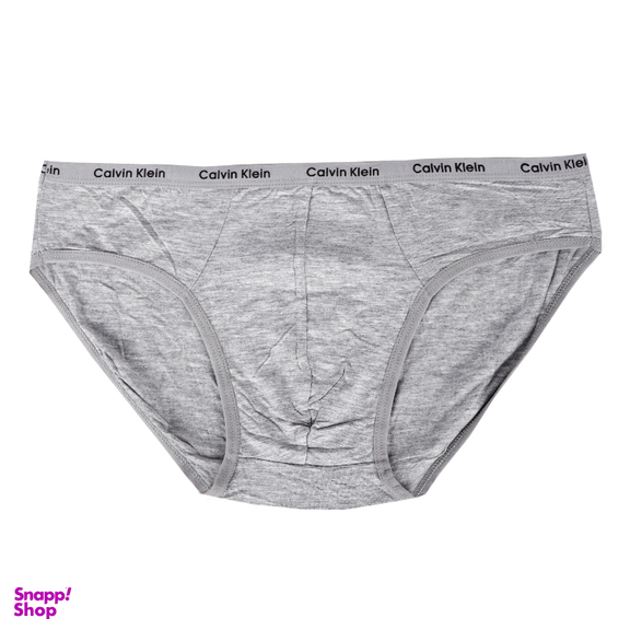 شورت مردانه طرح کلوین کلاین کد 1265 رنگ طوسی روشن