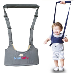 بند کمک راه مدل نیم تنه نی نی سیف کد 813 رنگ طوسی