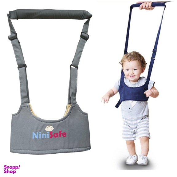 بند کمک راه مدل نیم تنه نی نی سیف کد 813 رنگ طوسی