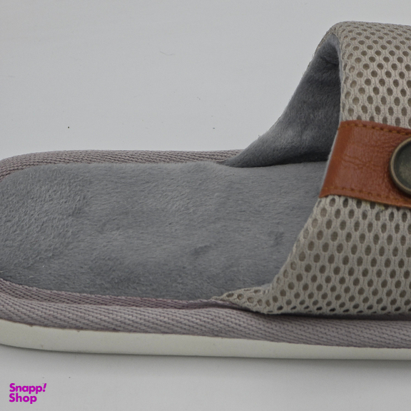 دمپایی روفرشی مردانه نیکتا کد 63782 رنگ طوسی