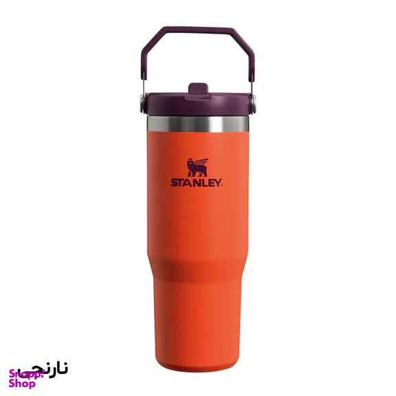 قمقمه استنلی مدل Iceflow Flip Straw Tumbler گنجایش 0.88 لیتر