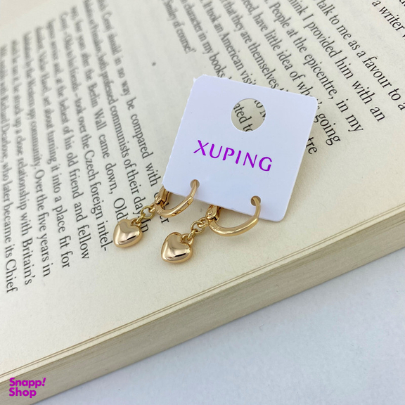 گوشواره زنانه ژوپینگ مدل قلب کد E4129