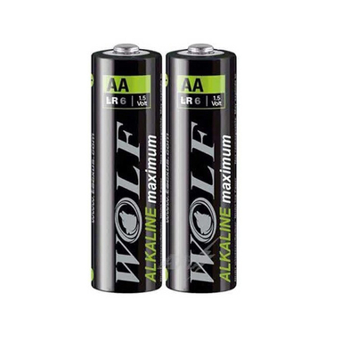 باتری قلمی ولف مدل Alkaline LR6 بسته 2 عددی