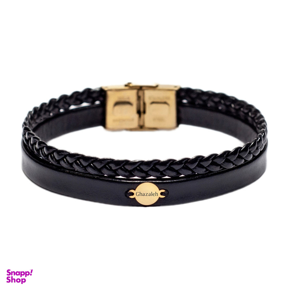 دستبند طلا 18 عیار زنانه لیردا مدل اسم غزاله 827