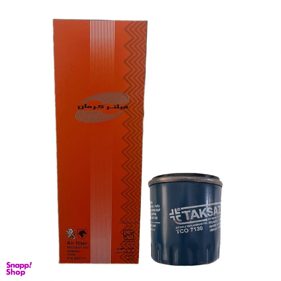 فیلتر روغن و هوای خودرو فیلتر کرمان مدل 5093930730