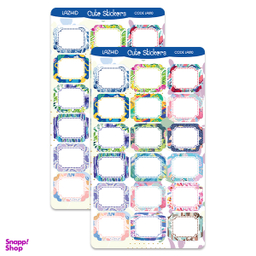 برچسب لاژید مدل نام شیشه حبوبات و مواد غذایی کد A59 بسته 2 عددی