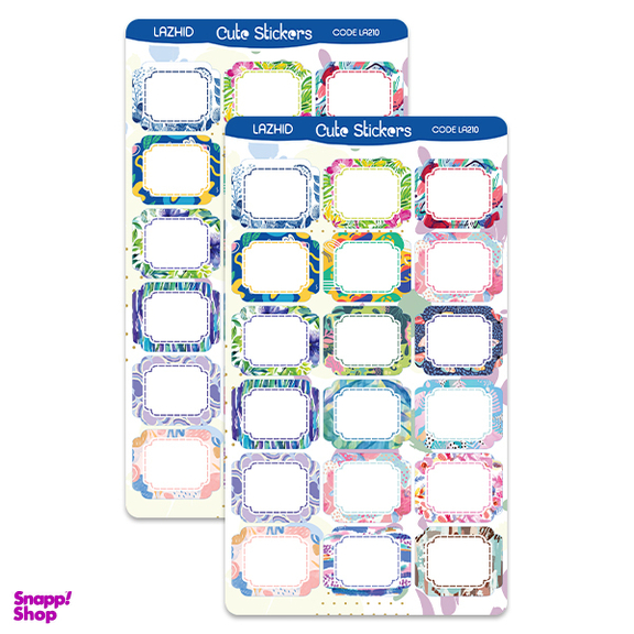 برچسب لاژید مدل نام شیشه حبوبات و مواد غذایی کد A59 بسته 2 عددی