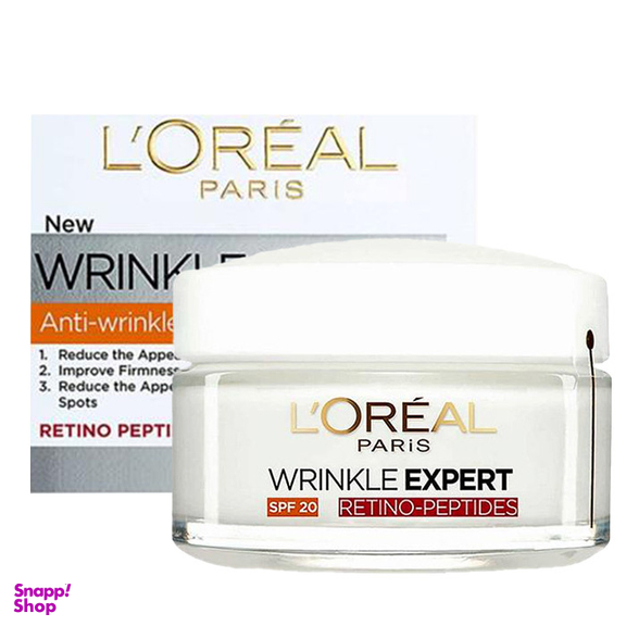 کرم ضد چروک روز لورآل مدل RETINO PEPTIDES حجم 50 میلی لیتر