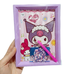 نقاشی الماسی مدل قابدار طرح کرومی و ملودی کد 8