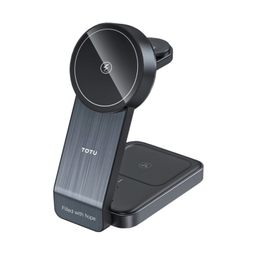 استند شارژر بی سیم چند کاره توتو مدل CW-1-W