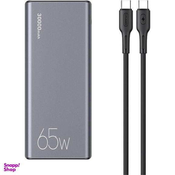 پاوربانک یوسمز مدل CD165 ظرفیت 30000 میلی آمپر ساعت به همراه کابل USB-C