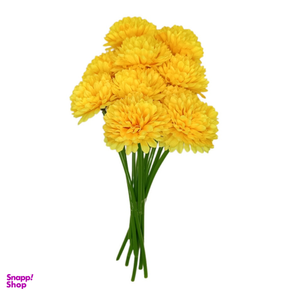 دسته گل مصنوعی مدل داوودی بسته 10 عددی