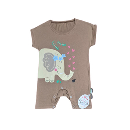 رامپر نوزاد سودا کد 139 رنگ قهوه ای